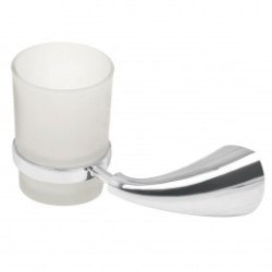 Portavaso cepillero, con vaso, línea Aero