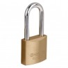 Candado de latón, 40mm, gancho largo, blister, Hermex Basic