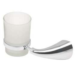 Portavaso cepillero, con vaso, línea Aero