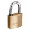 Candado de latón, 40mm, gancho corto, llave puntos, blister