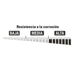 Candado de latón, 50mm, gancho corto, blister