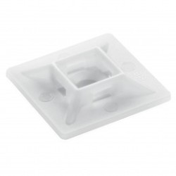 Base para cinchos con pegamento, 3 x 3 cm