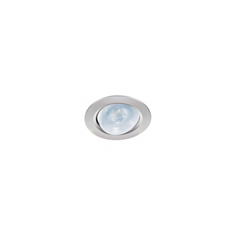 Empotrado, redondo, 5 W, 6500k, LED, plata