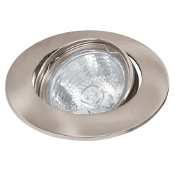 Empotrado, dirigible, satín para MR16