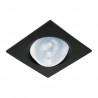 Empotrado, cuadrado, 5 W, 6500k, LED, negro