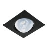 Empotrado, cuadrado, 5 W, 6500k, LED, negro