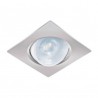 Empotrado, cuadrado, 5 W, 6500k, LED, plata