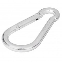 Bandola mosquetón, de acero, 1/2'