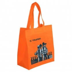 Bolsa ecológica naranja, 30 x 40 cm