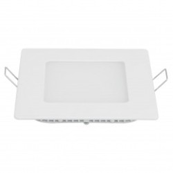 Luminario led slim de empotrar cuadrado, 6500K, 6W