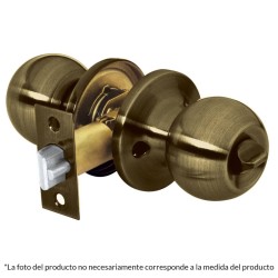 Cerradura esfera, tubular, entrada, antiguo, Basic, blister