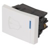 Interruptor para timbre, 1.5 módulos, línea Española, blanco